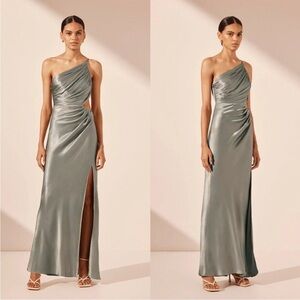 Shona Joy | Dresses | La Lune Cross Draped Maxi Dress Sagesize 6 | Poshmark